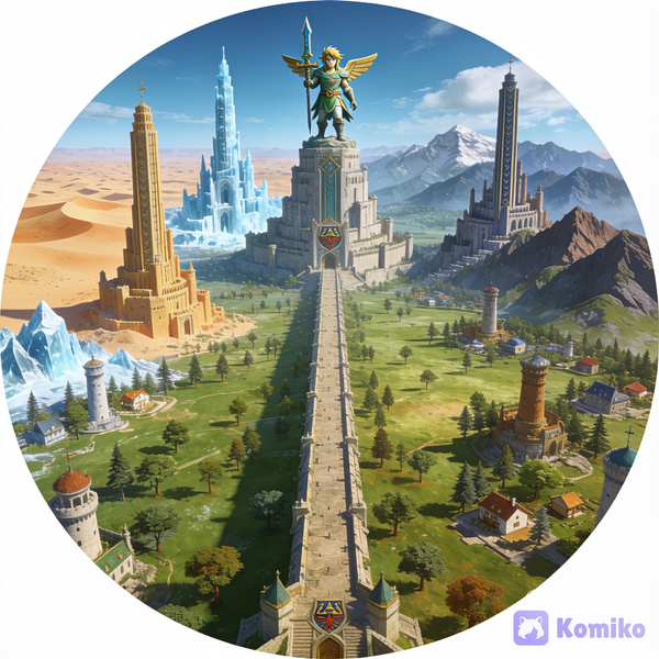 Hyrule comedy x love world kingdom