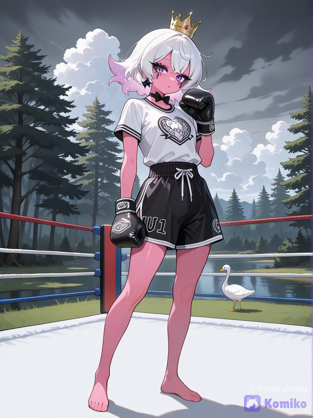 Princess Stella goetia boxing champ