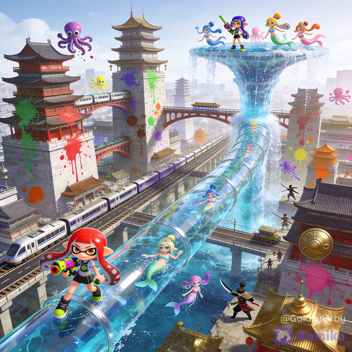(Splatoon) splat-tropolis of comedy x love empire