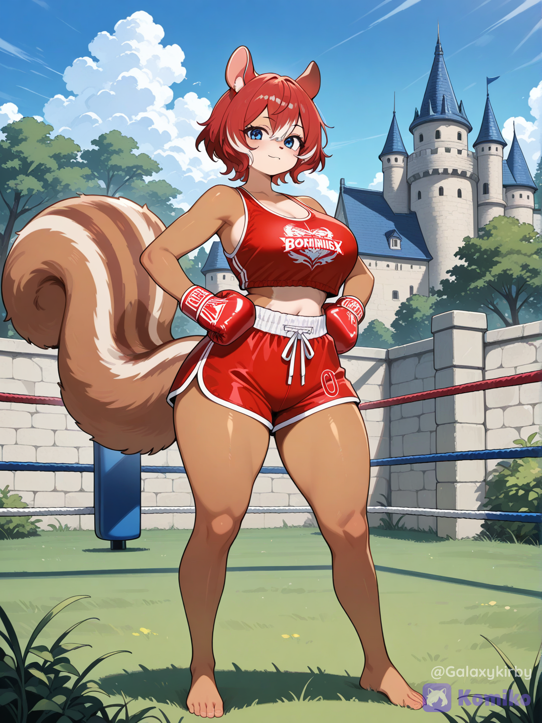 Sally acorn boxing champ