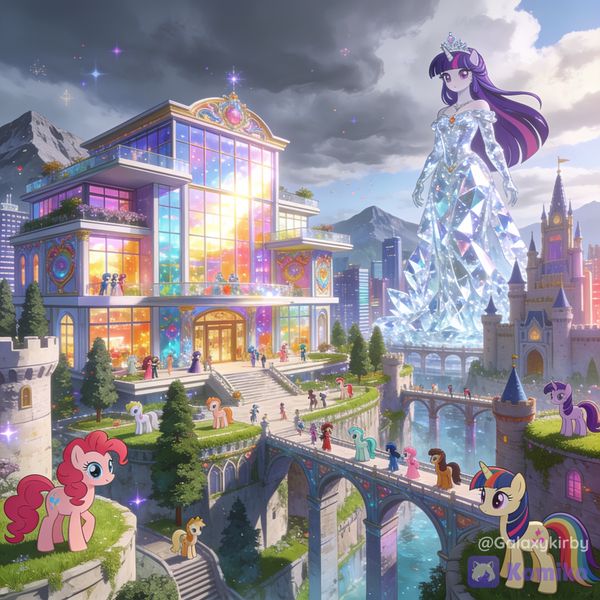 (Mlp Equestria girls style) friendship is comedy x love empire city mansion expansion
