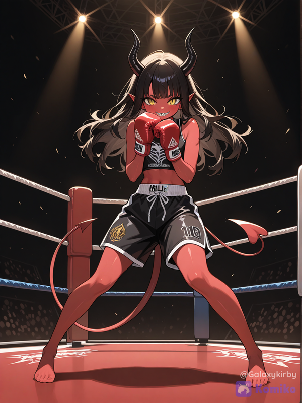 Millie (helluva boss) boxing champ