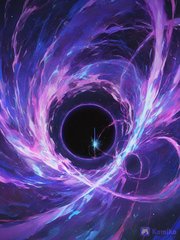 Vortex magique dans le vide 🌌💫