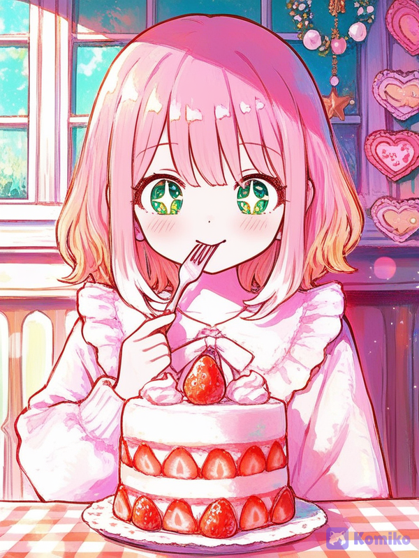 Gâteaux fraises trop kawaii 🍓✨