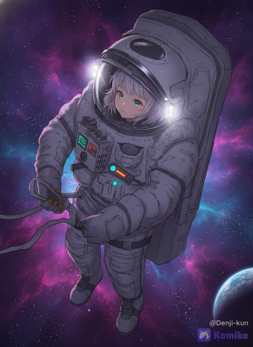 "Stardust in Her Eyes: The Silent Abyss"
