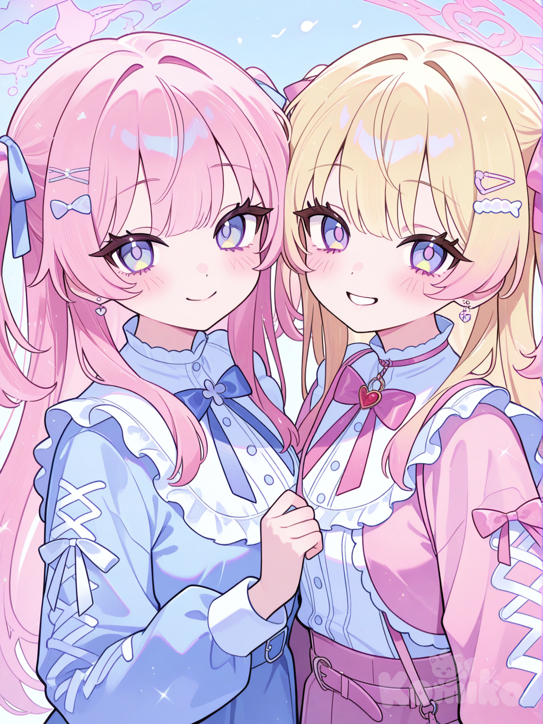 2girl