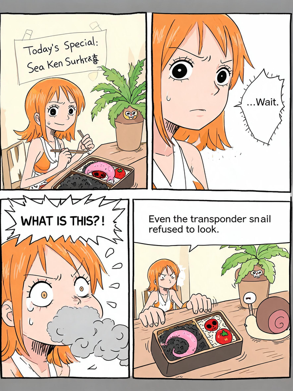Nami's Weird Lunch Shock 🍱😱