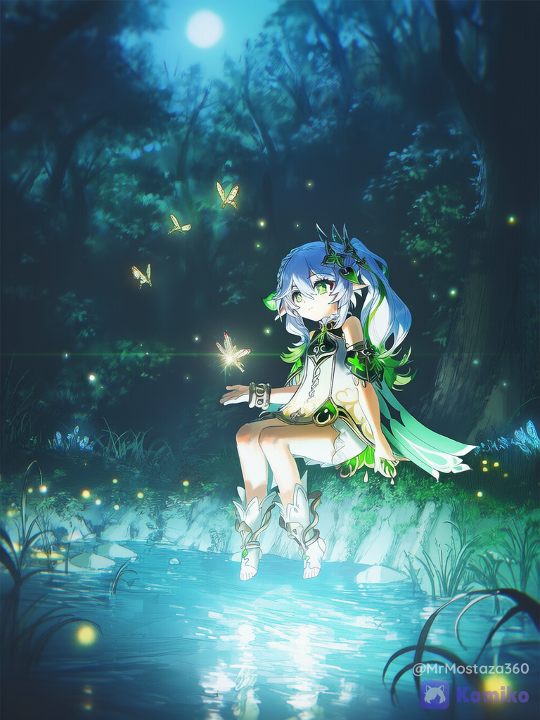 Nahida por la noche