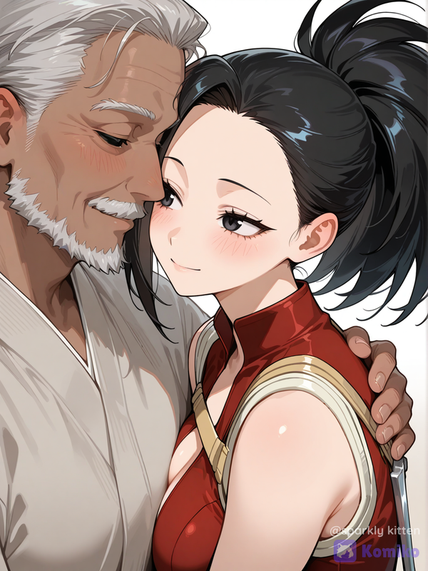 Grandpa and granddaughter strong bond