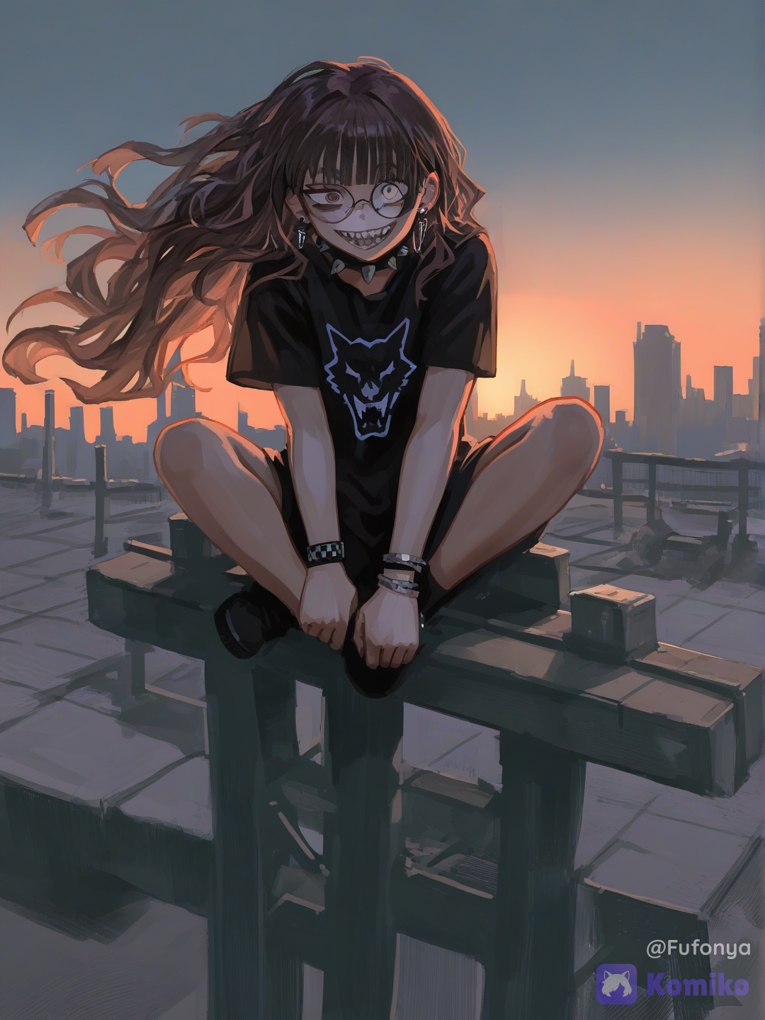 Evil smile
