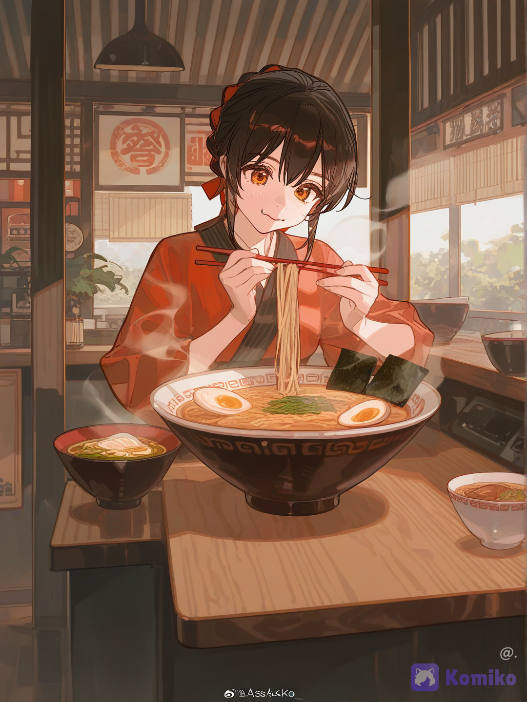not sure what happened to the chopsticks XD