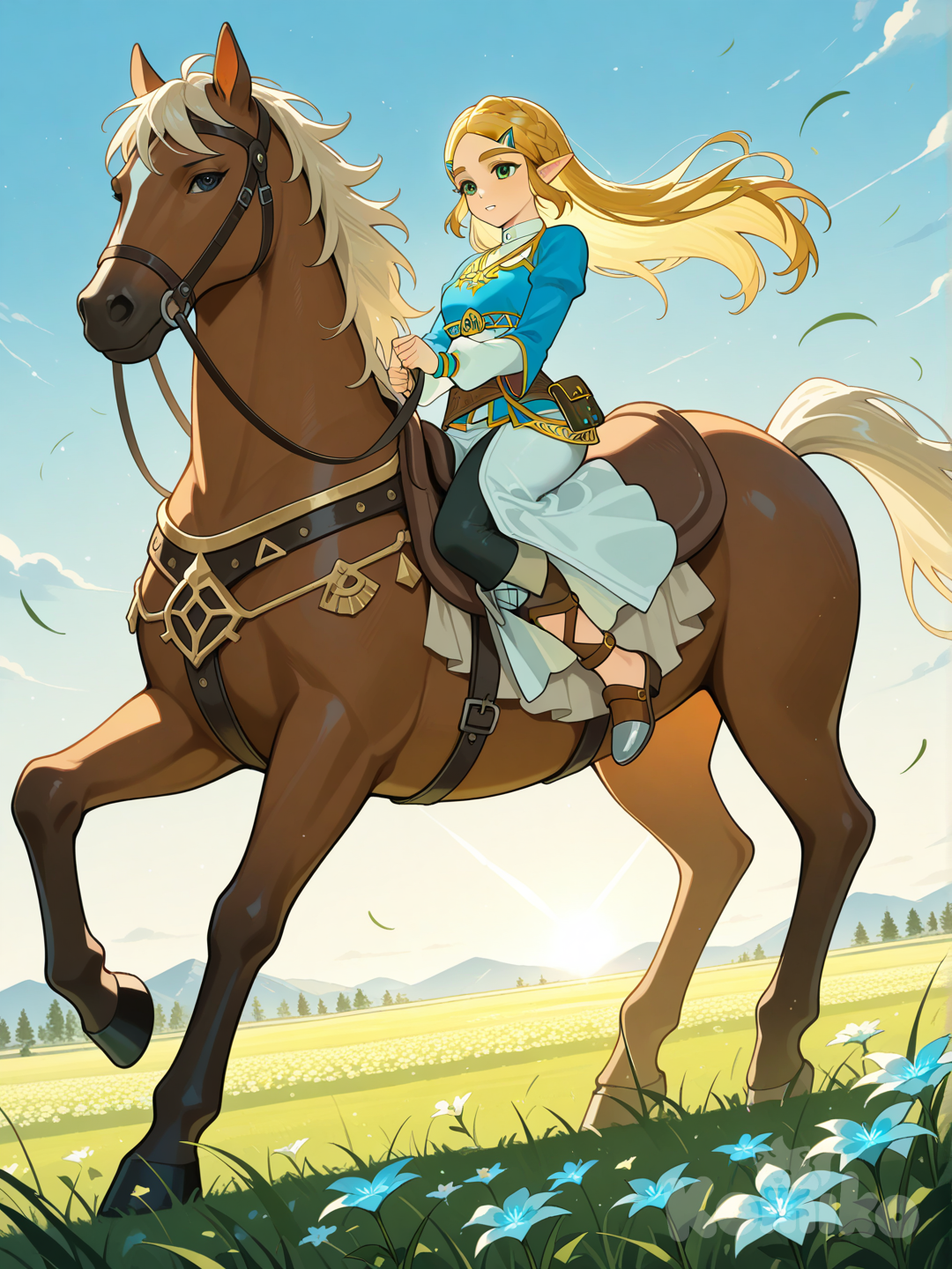 Zelda borrowed Epona