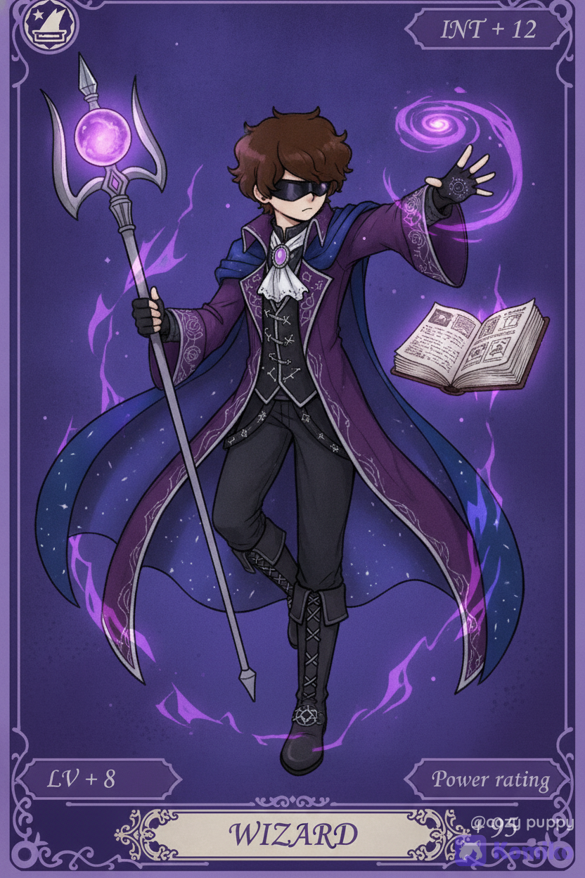 A magical dark wizard
