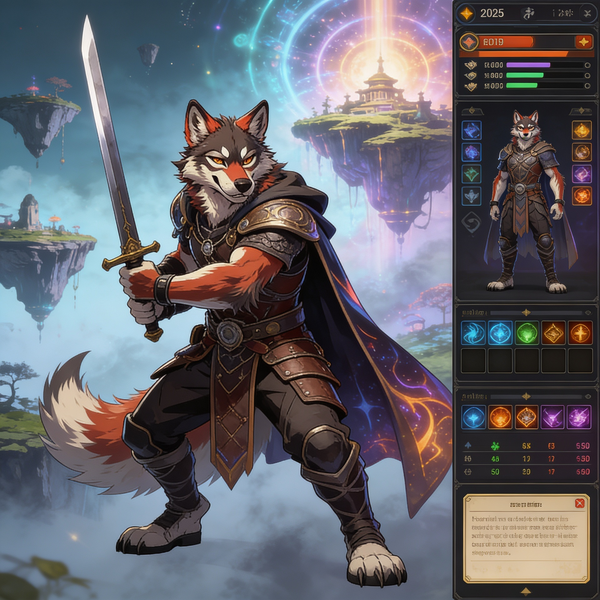Roux’s status screen