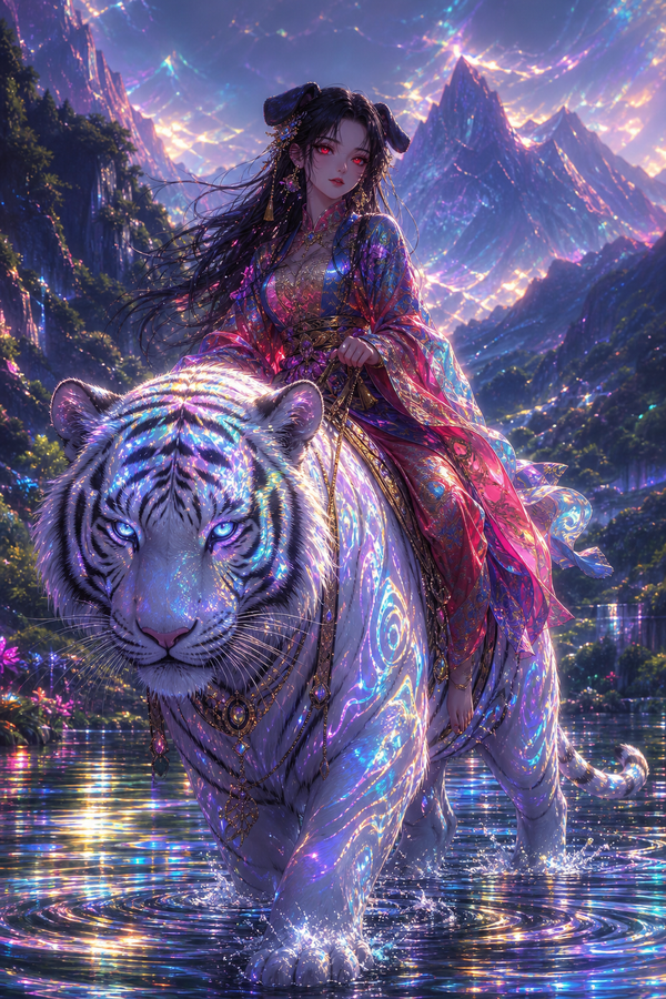 when a tiger chooses to walk beside you.