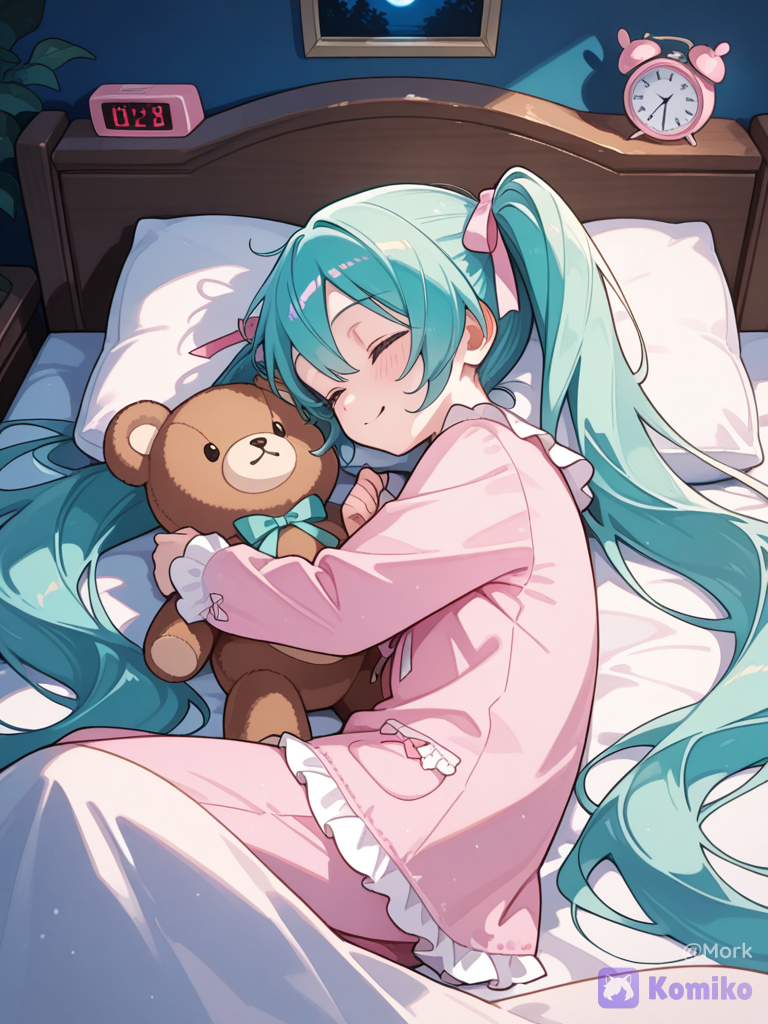 Sleeping miku