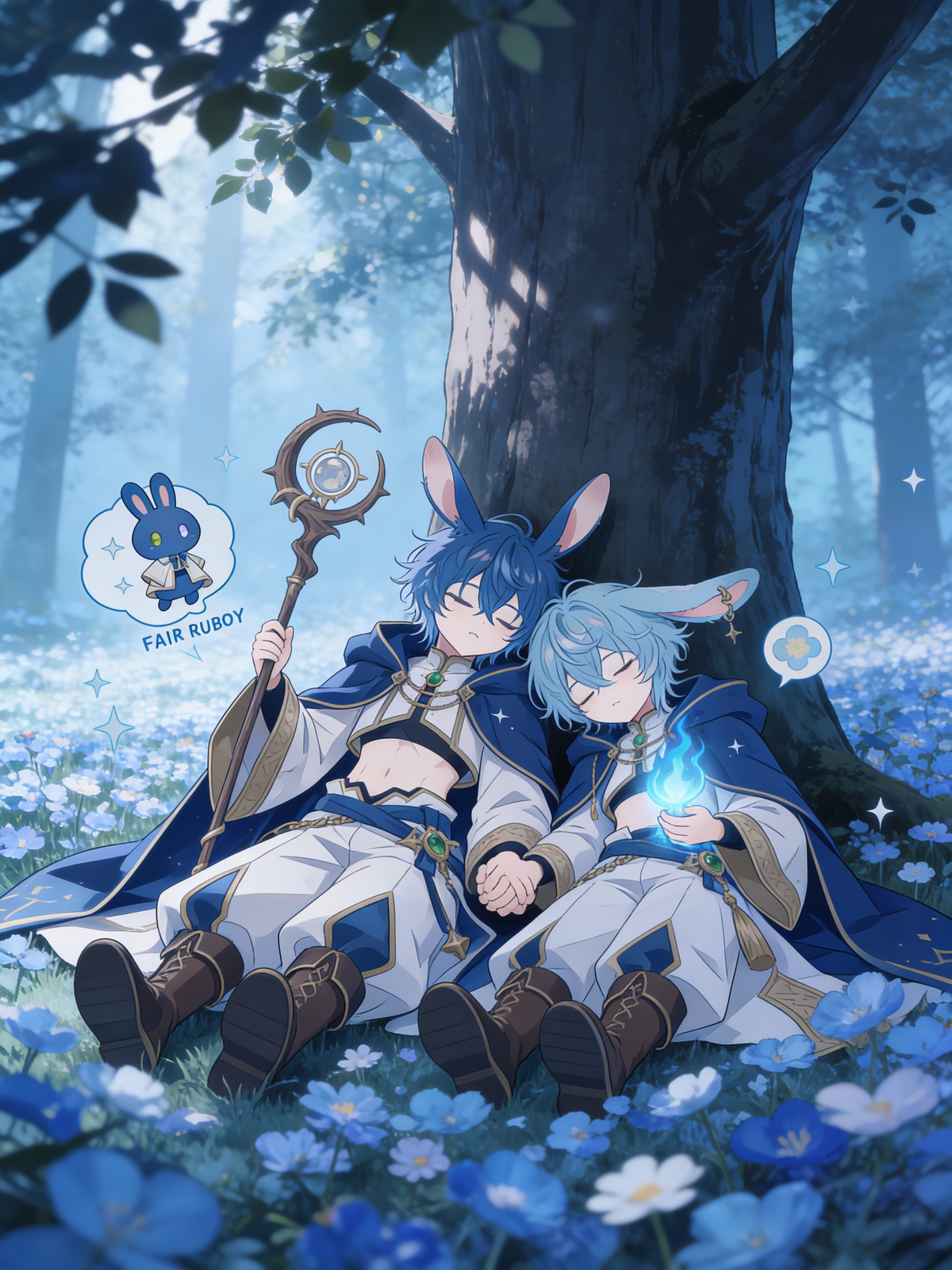 Bunny Sleeping Time