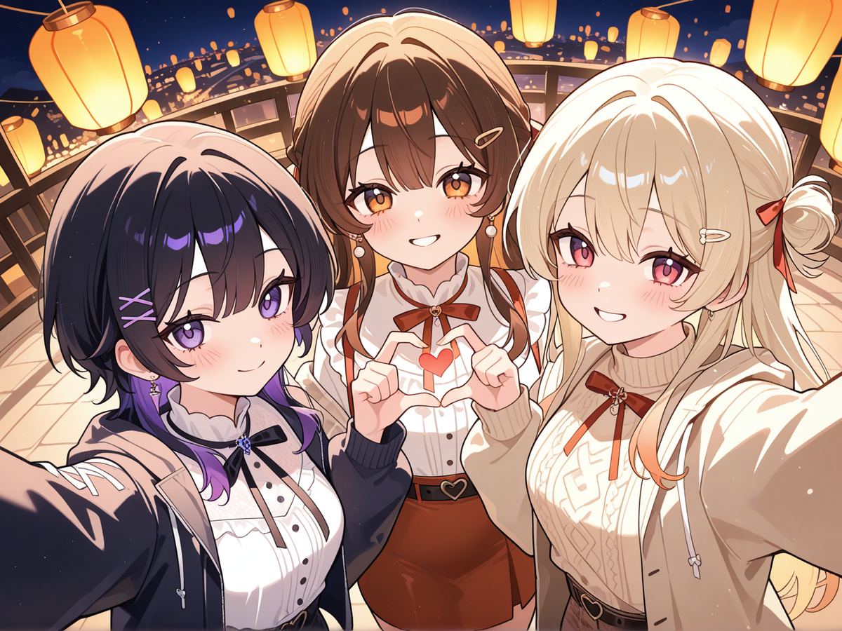 Group selfies 