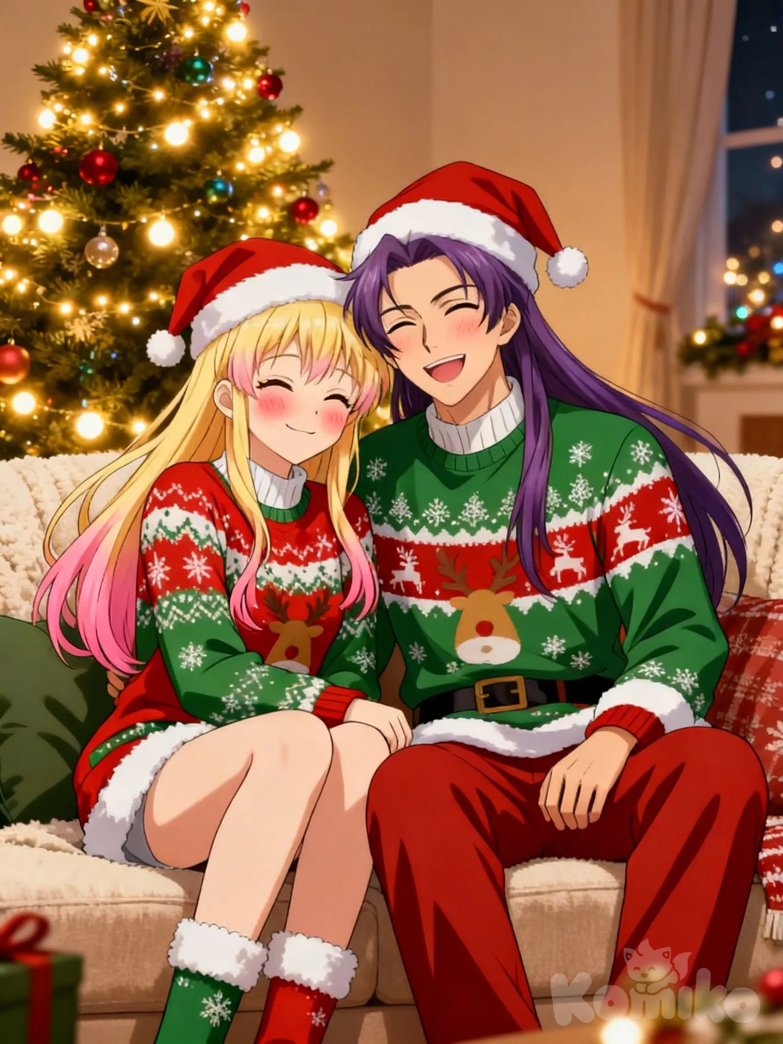 Jinshi and Luna wish you a Merry Christmas!