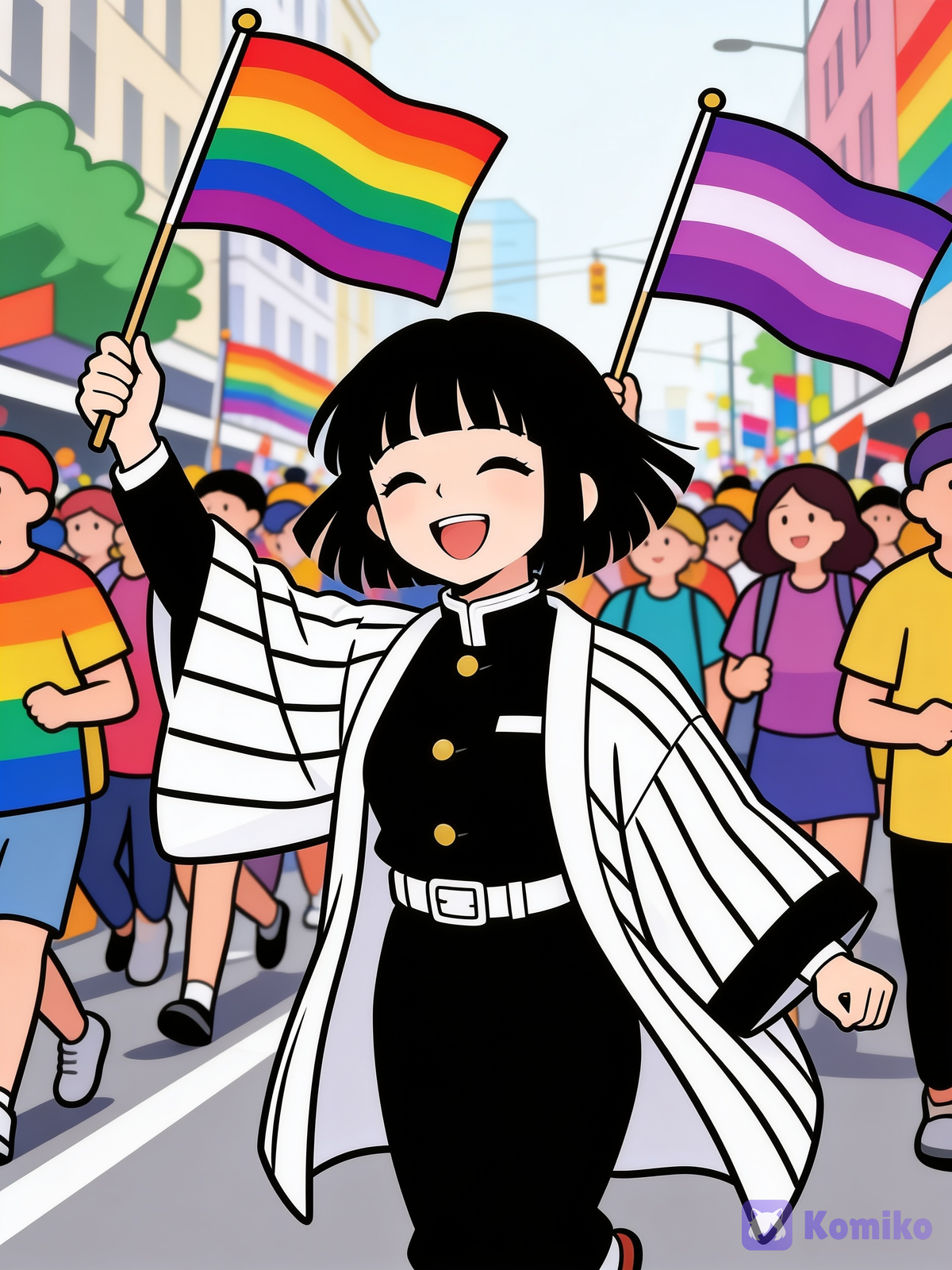 Mist Lihua at the Pride Month Parade!!!! (Read descript)