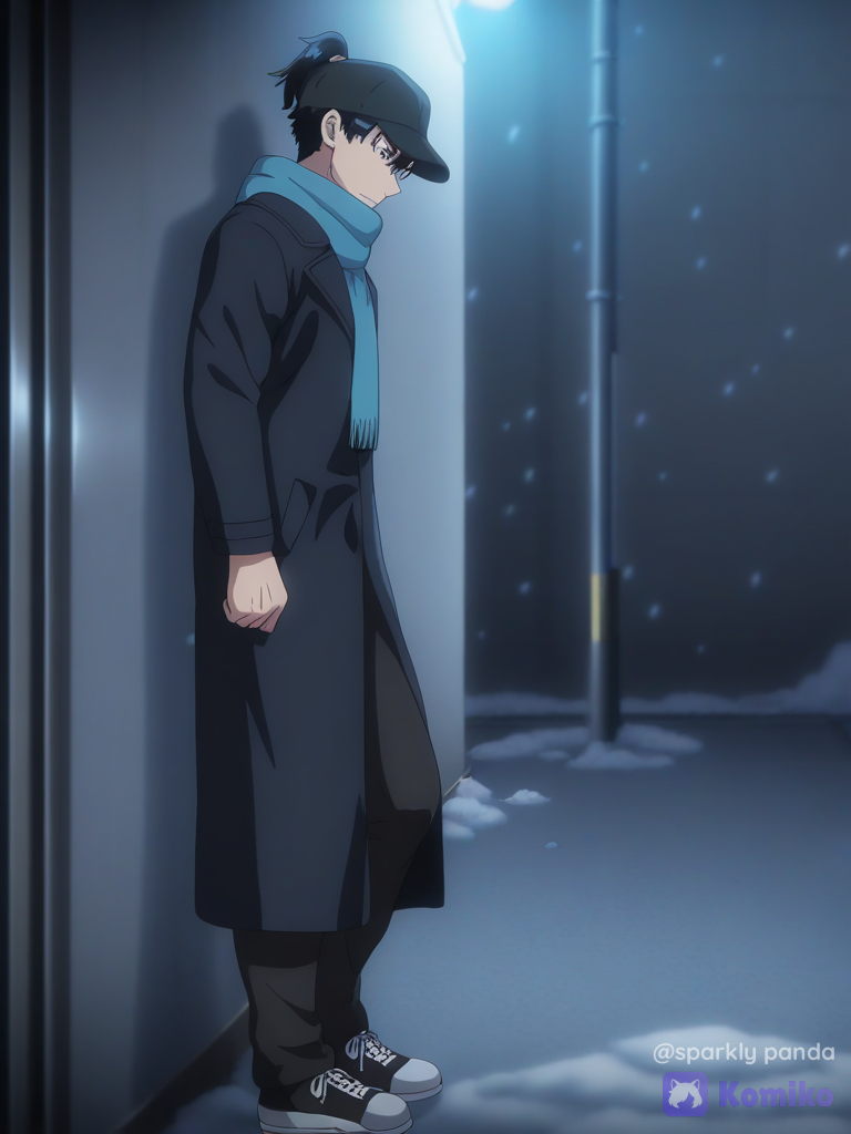 Boy in the snow