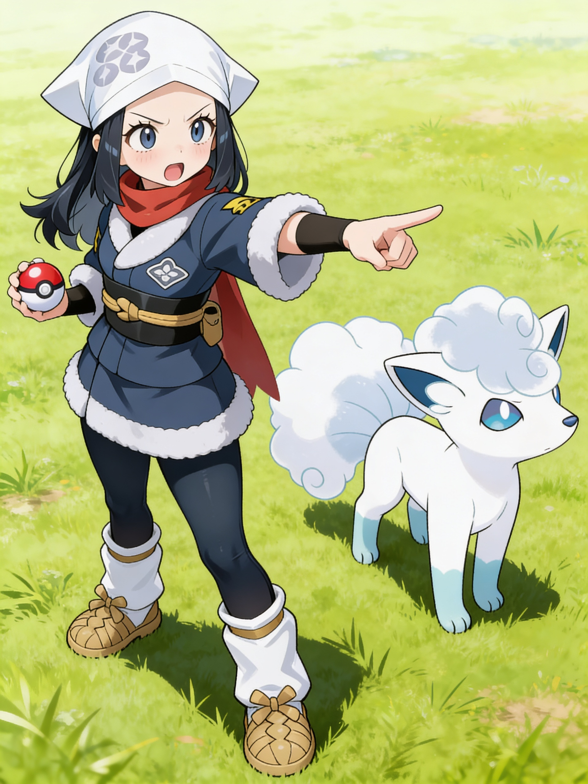 Akari and Vulpix