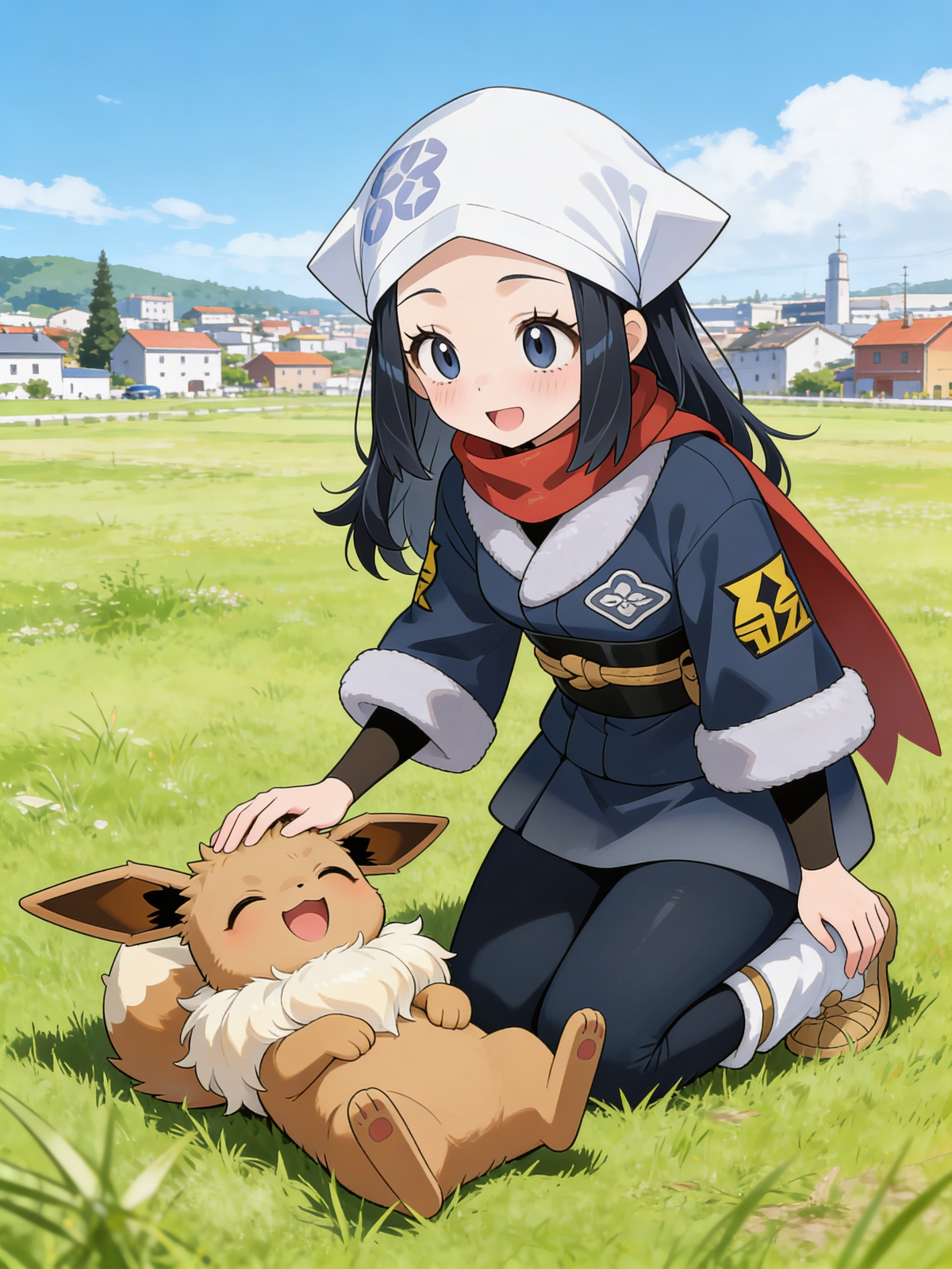 Akari and Eevee