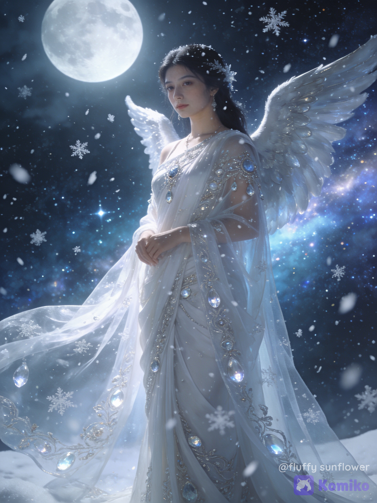Angel in saree