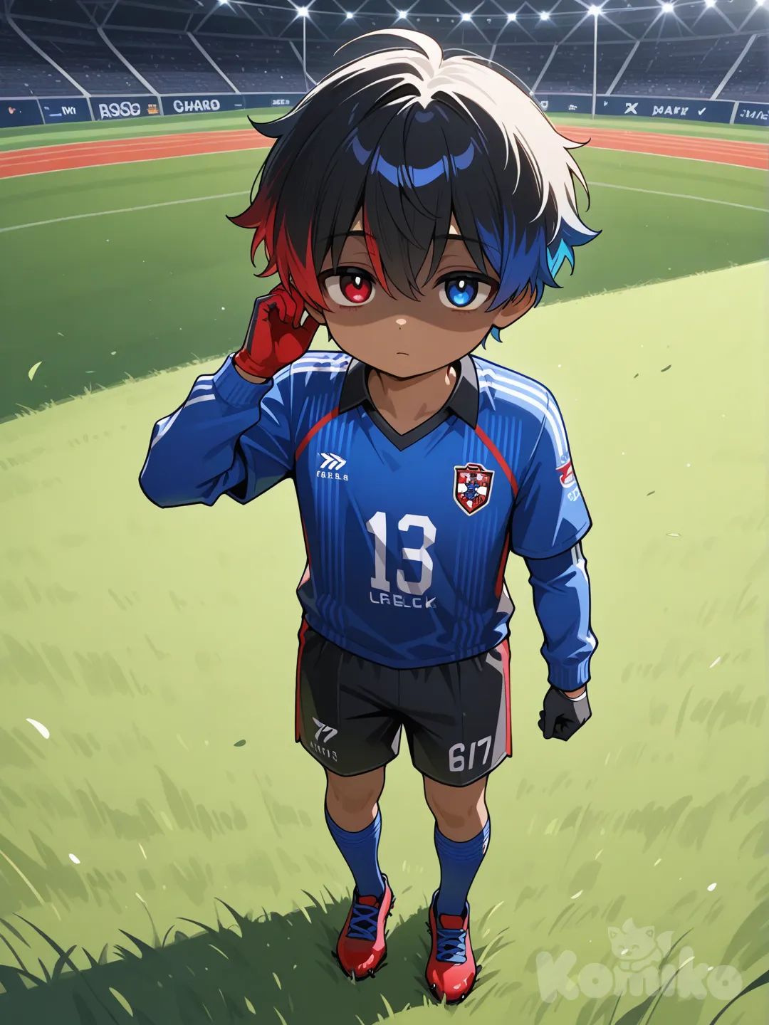 First soccer match 