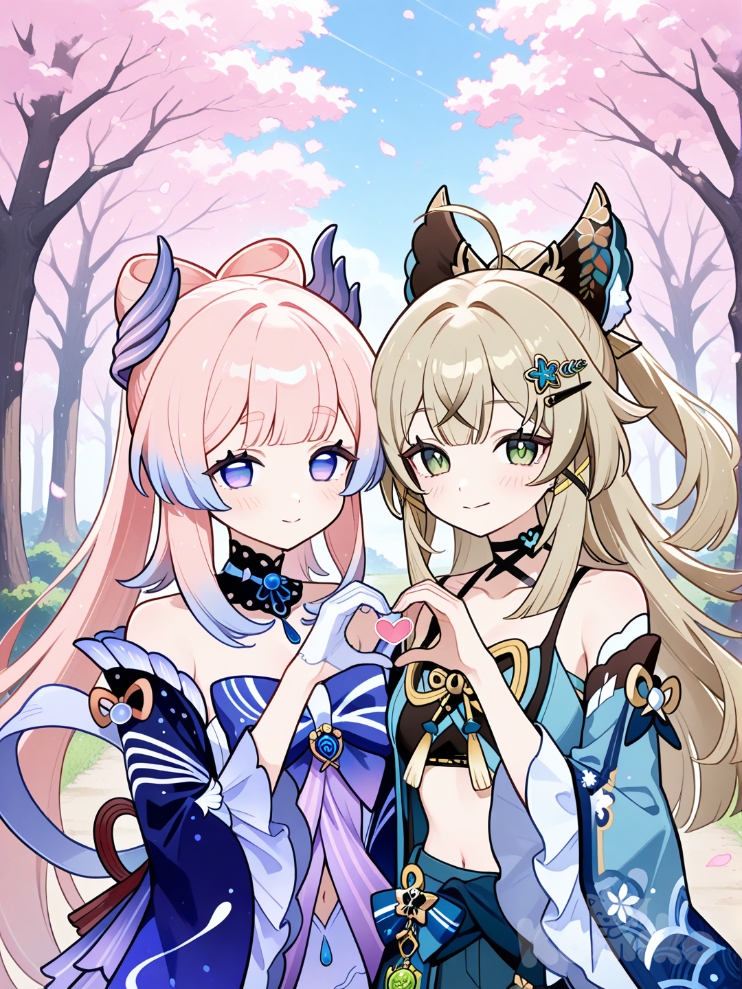 Kokomi and Kirara