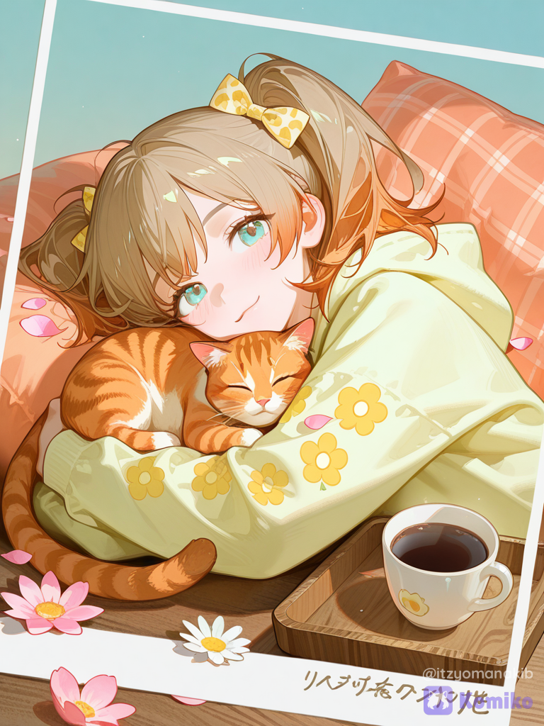 Cozy Kitty Cuddles ☕🐱