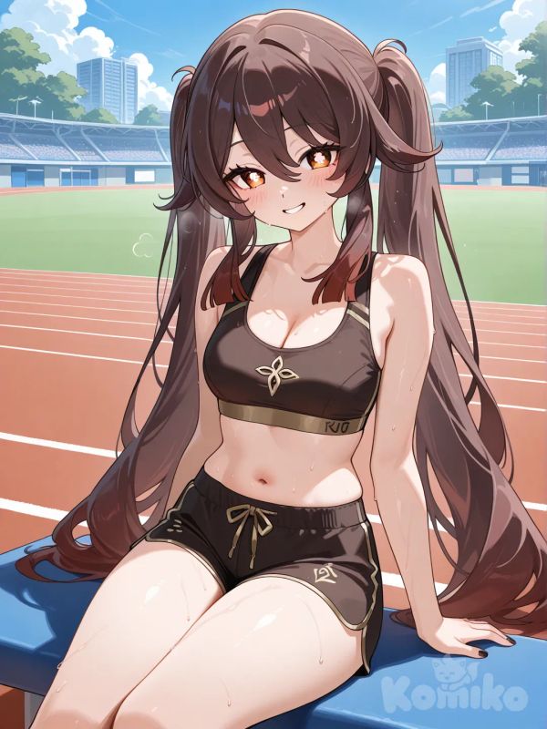 Hu Tao Ropa deportiva 