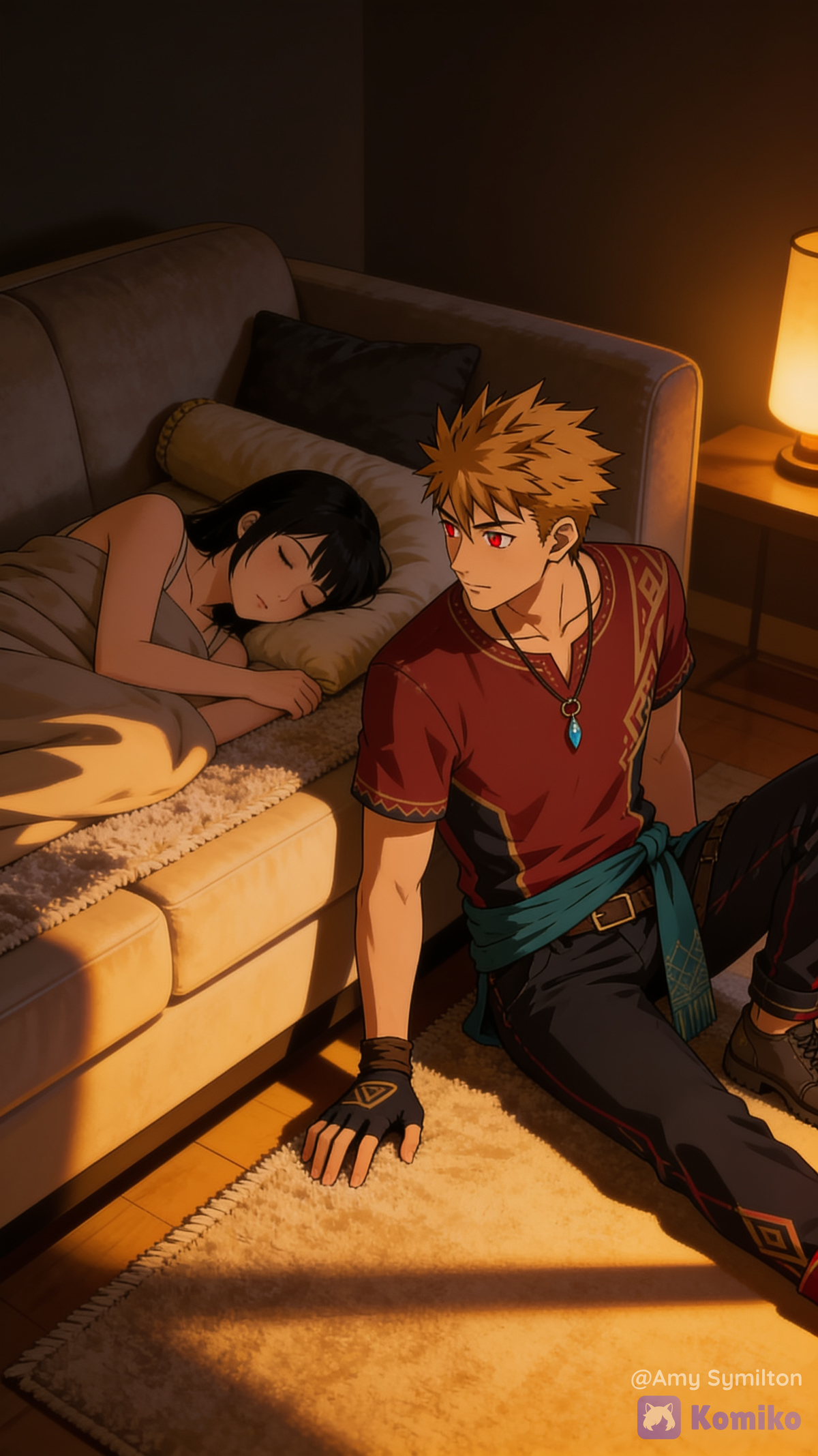 I will accompany you even when you sleep