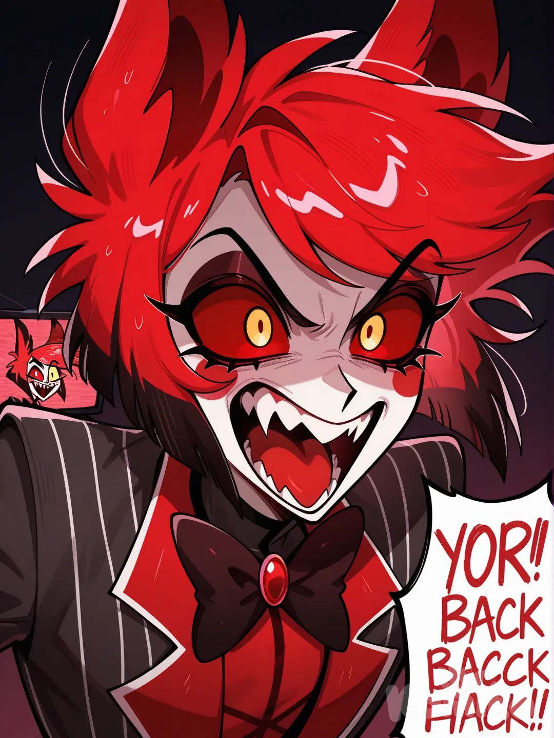 this is so post to be vox not alastor.....