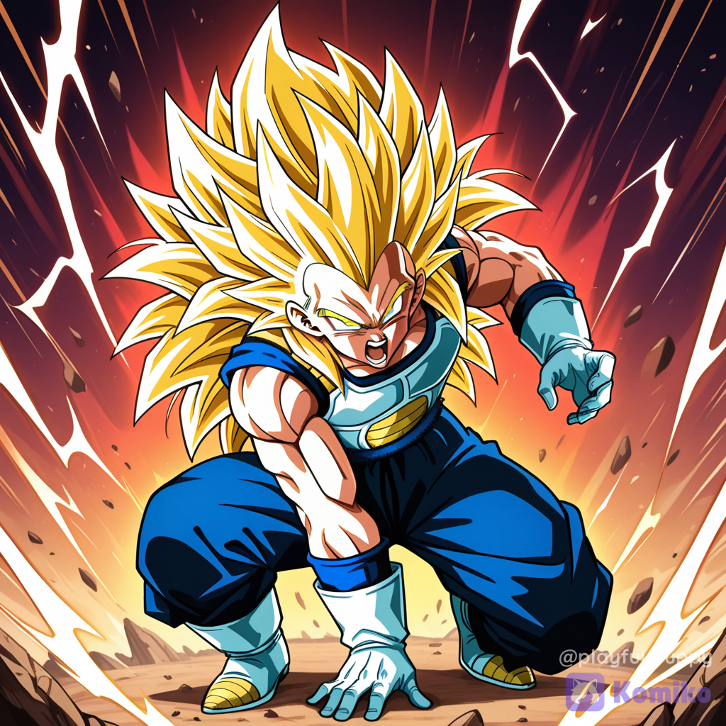 Vegeta super sayajin 3