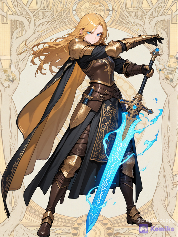 weapon, sword, fantasy, ornate design, glowing blade, intricate hilt, medieval style, metallic, best quality, masterpiece, ultra-detailed, simple background,