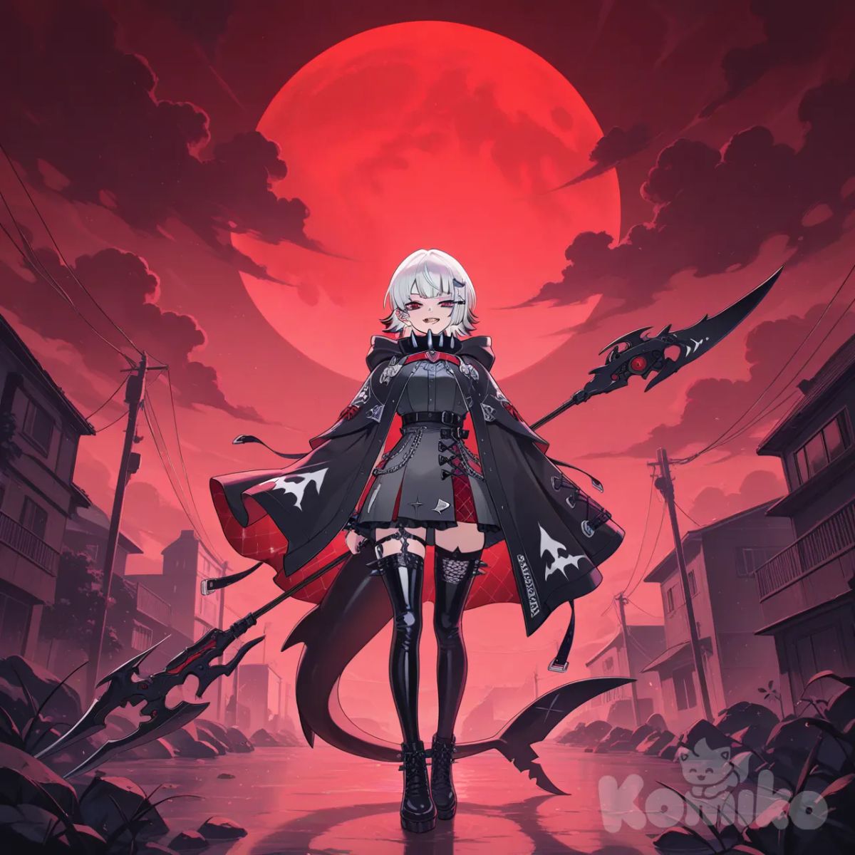 ellen joe, sharingan en un ojo con el traje de pain
Original