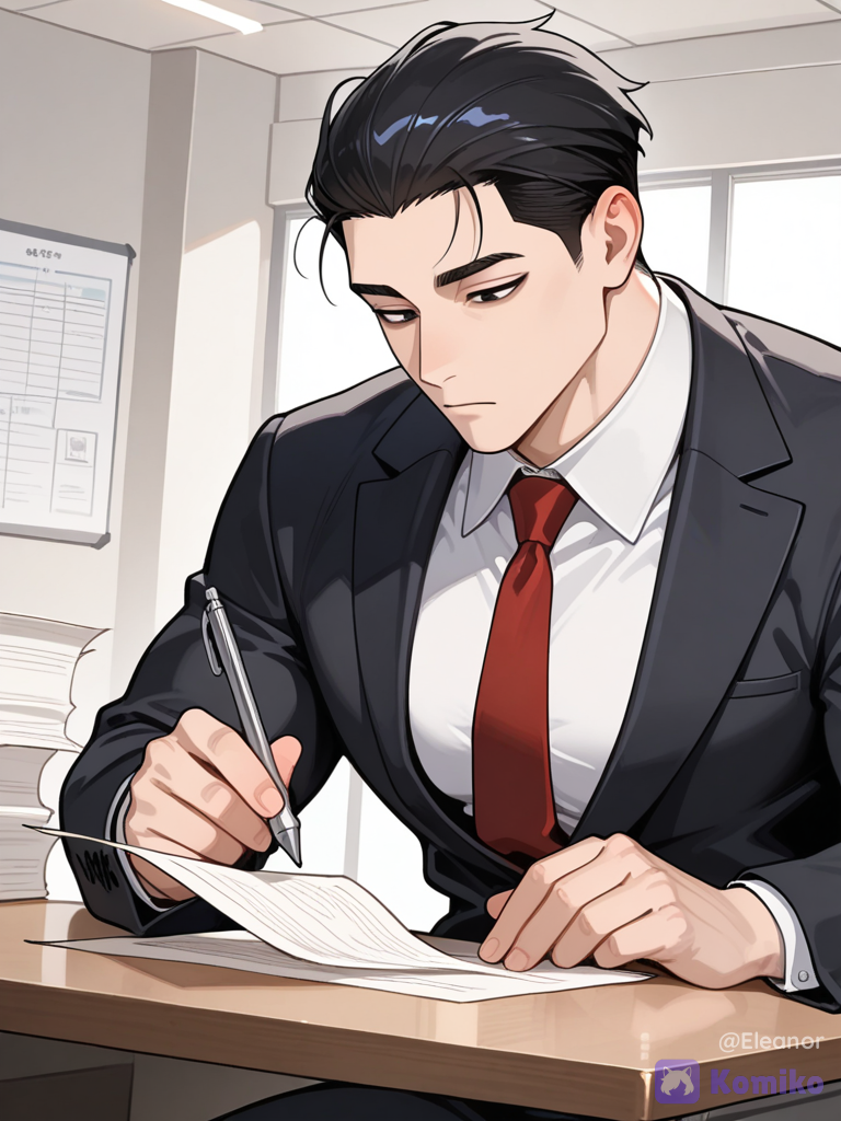 Cool Suit Guy Vibes 💼✍️