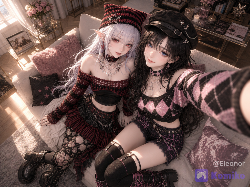 Eleanor and Vaelira’s cozy night…☕️