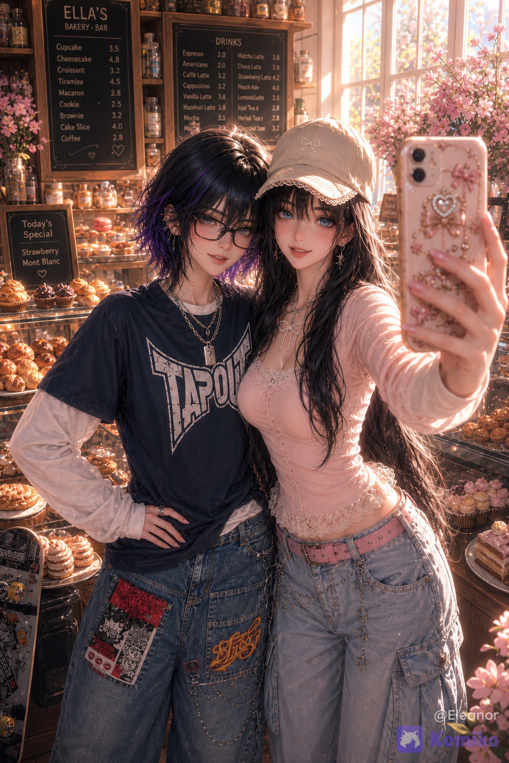 Ella and Venum selfie! 📸