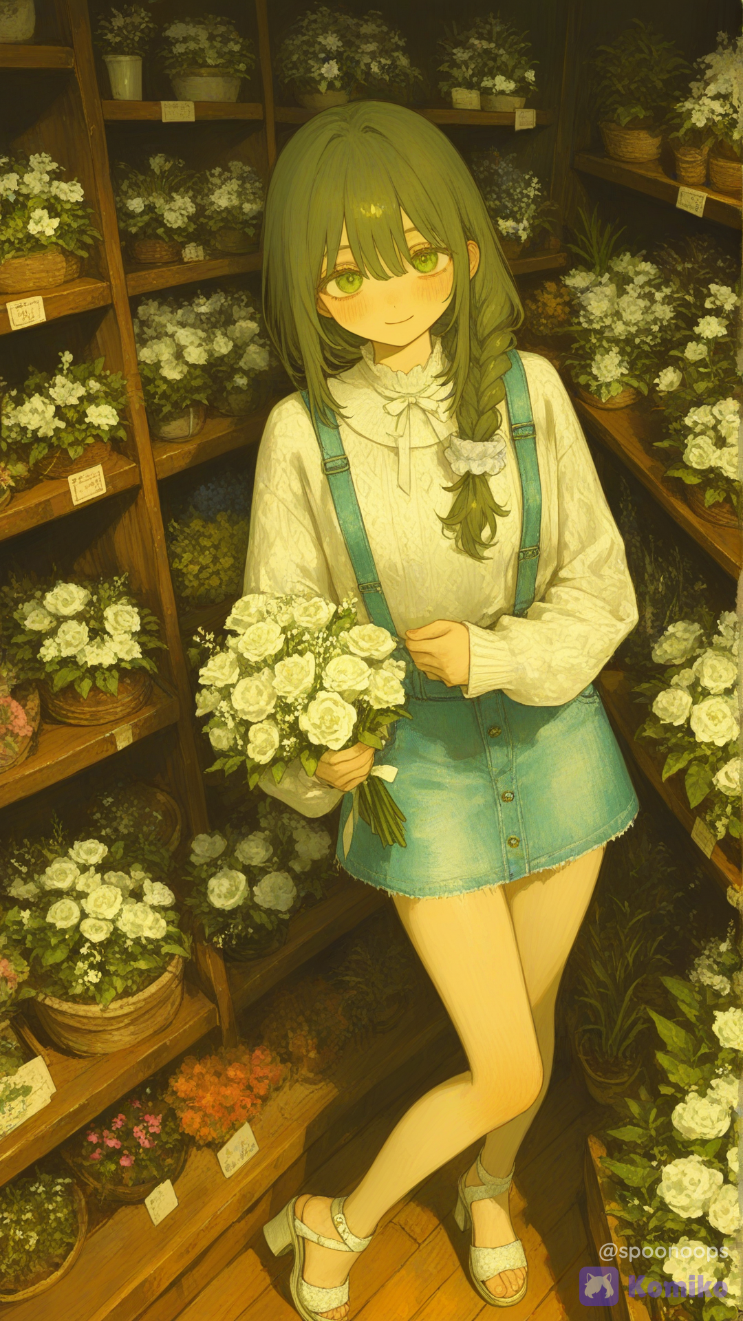 Here are the roses you ordered, sir