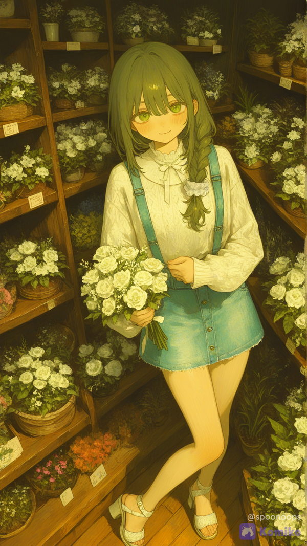 Here are the roses you ordered, sir