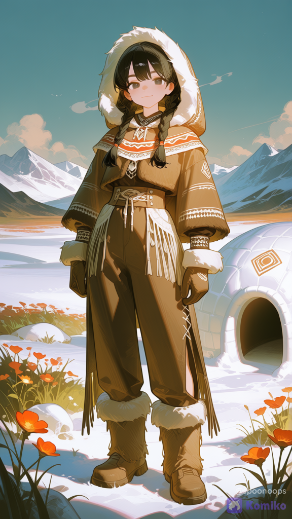Futuristic Inuit fashion?