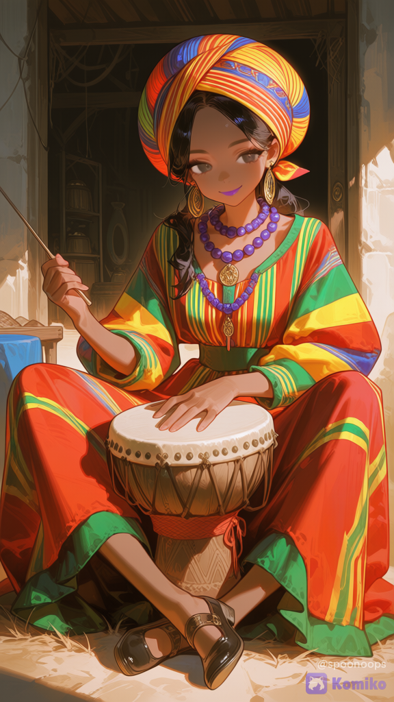 Anaoumi's new sabar drum