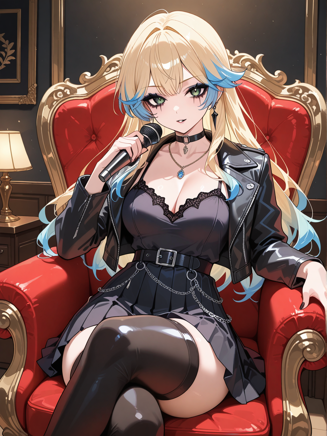  Andrea sitting cross legged in chair
