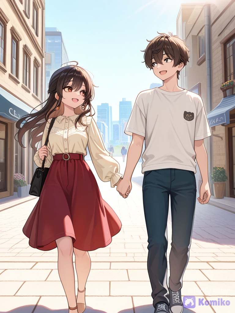 Girl and boy
