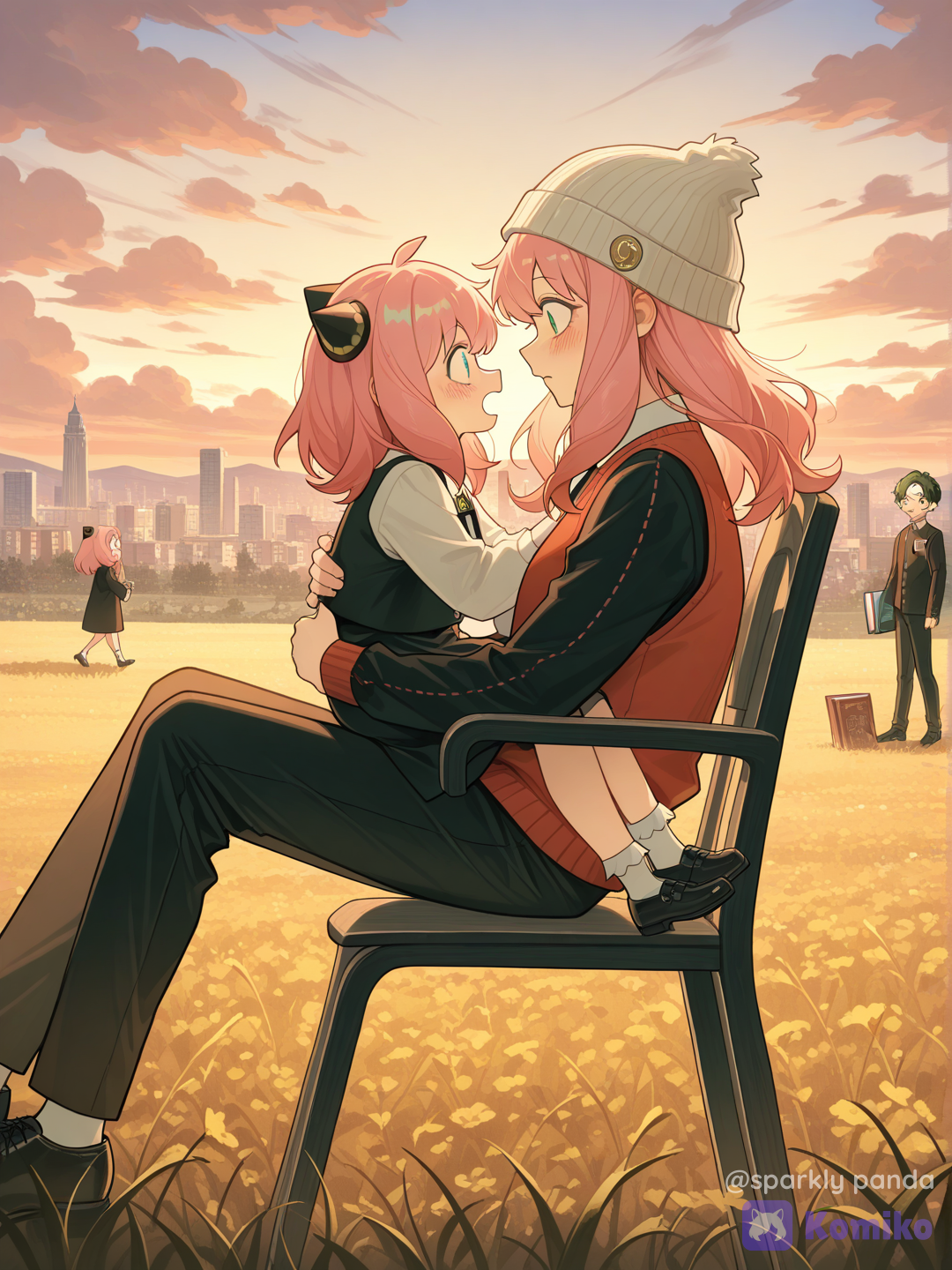 Anya and Anya young