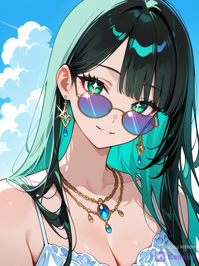 Sunny Teal Vibes ✨😎