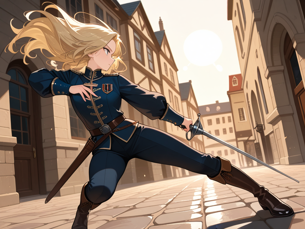 Blonde Blade of Paris