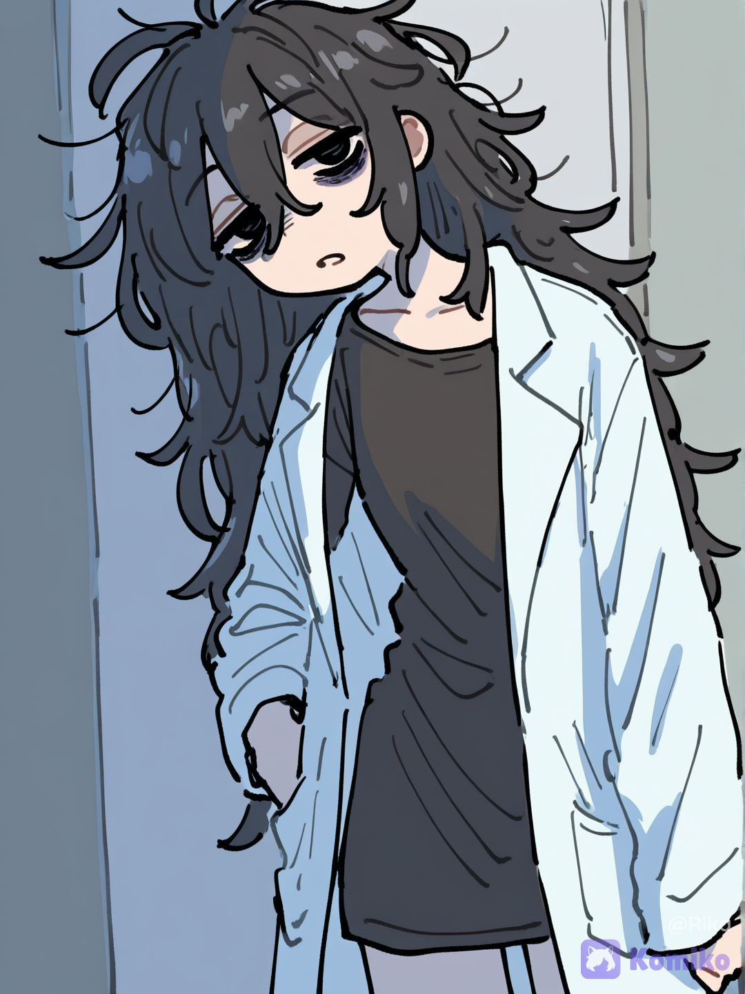Tired doctor